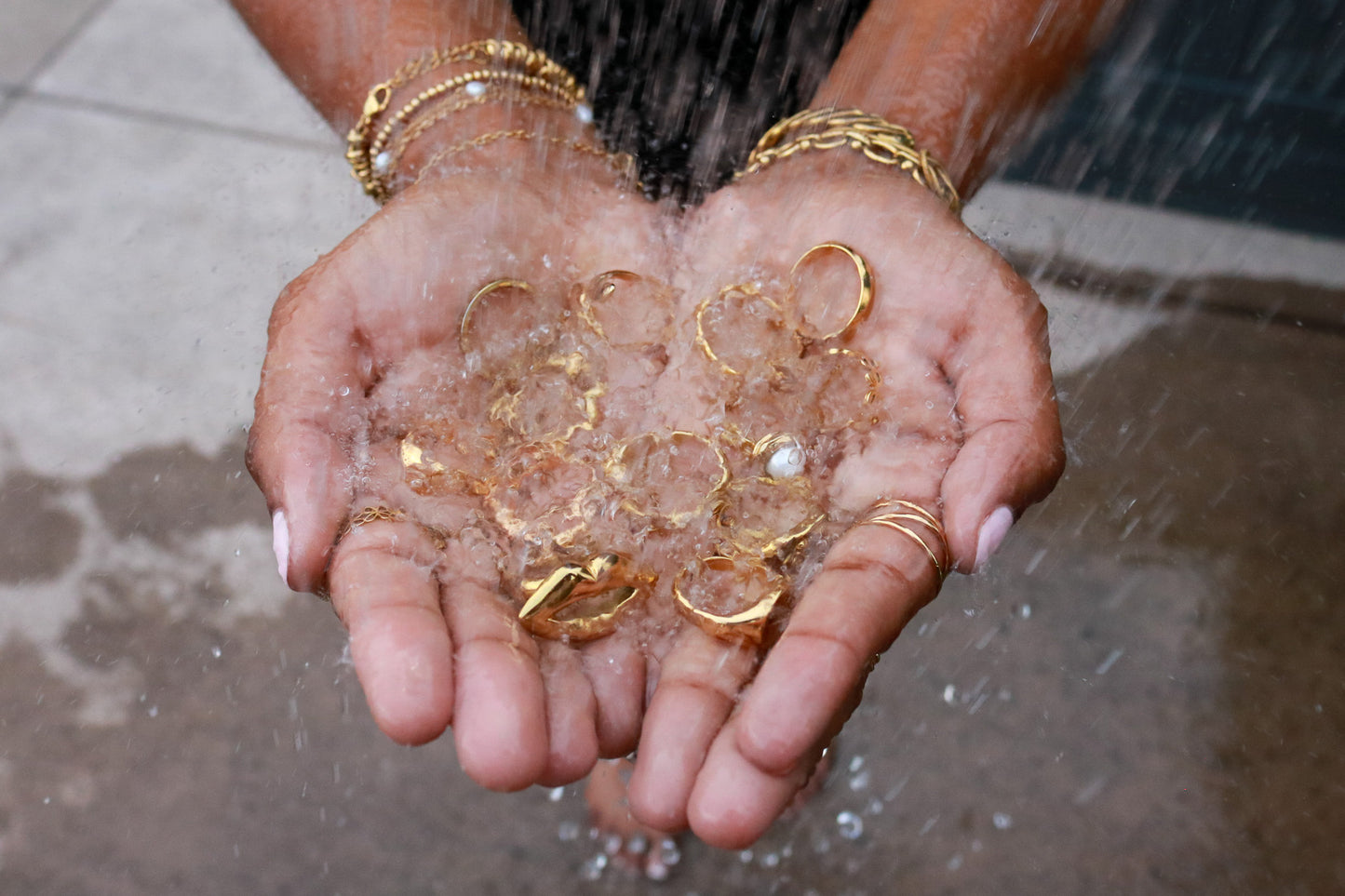 Wet Jewelry Card