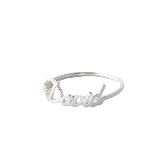 Custom name ring